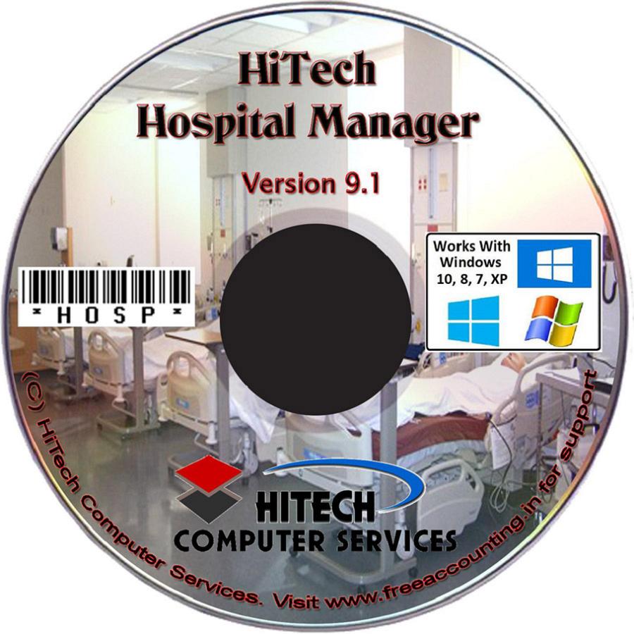 Business Management and Accounting Software for hospitals, nursing homes, diagnostic labs. Modules : Rooms, Patients, Diagnostics, Payroll, Accounts & Utilities. Free Trial Download.